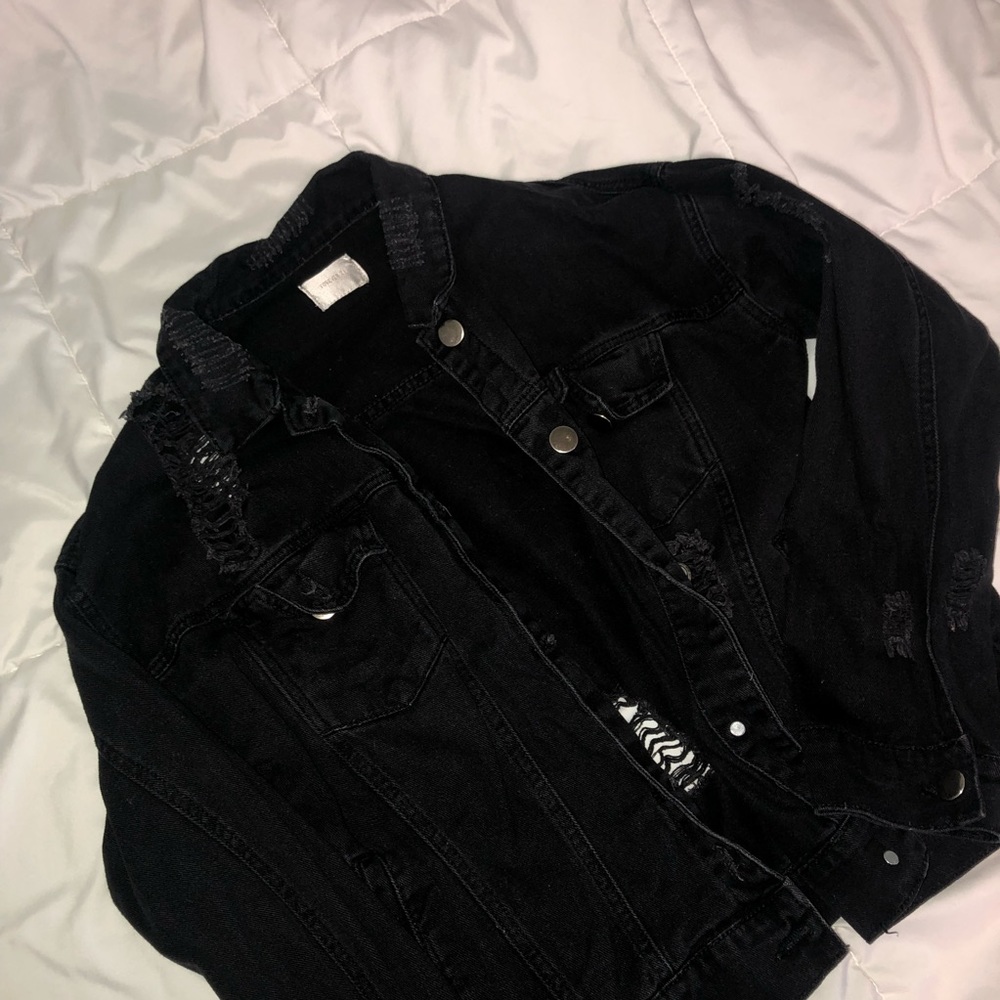 Distressed Denim Jacket